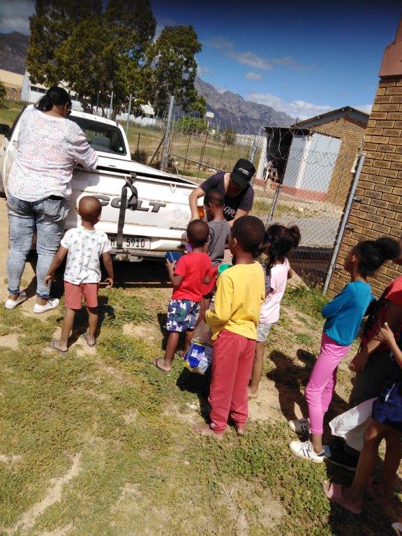 Pantry Partners Home Serving food from the bakkie